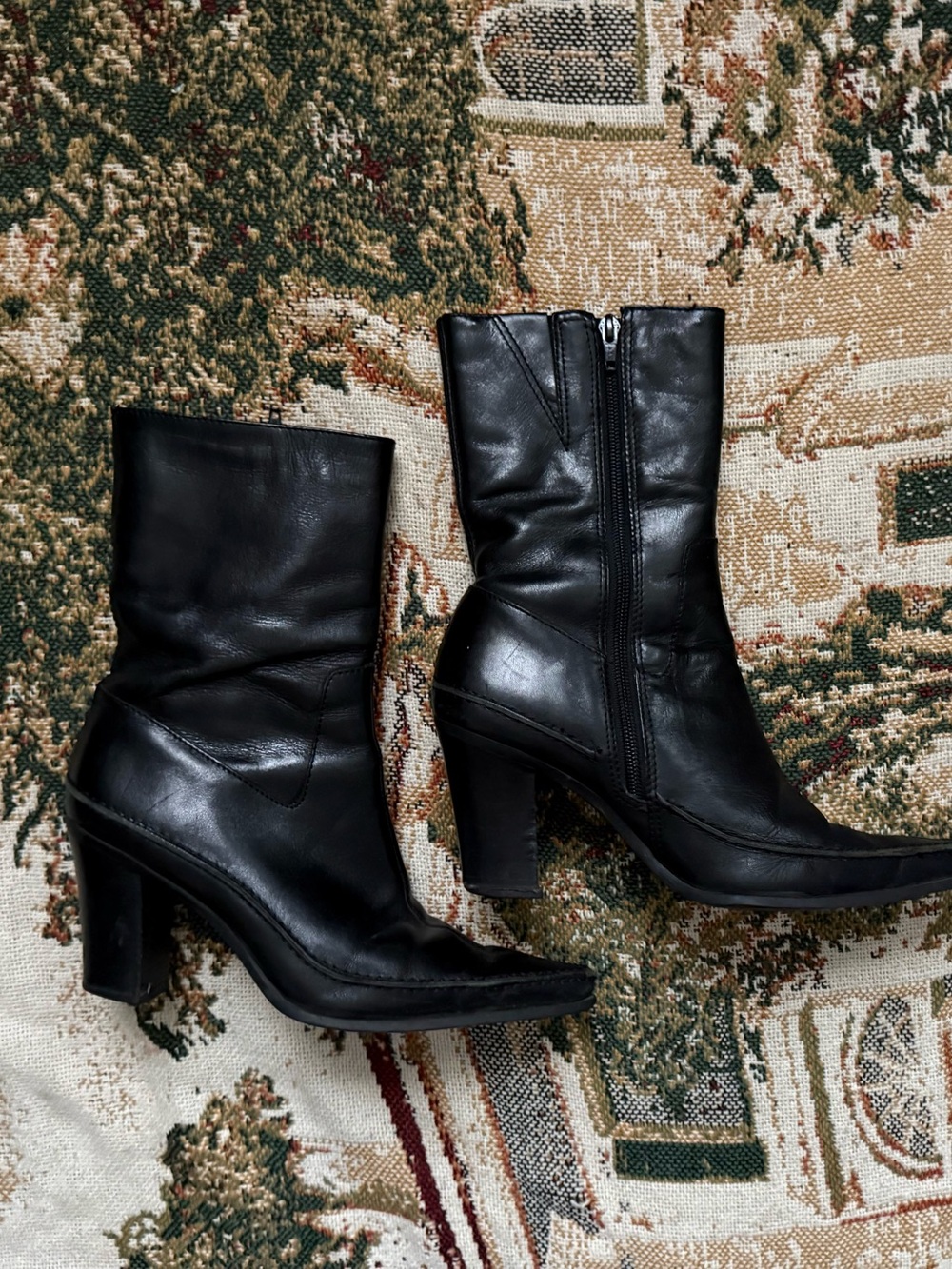 Women’s Vintage Leather Ankle Boots